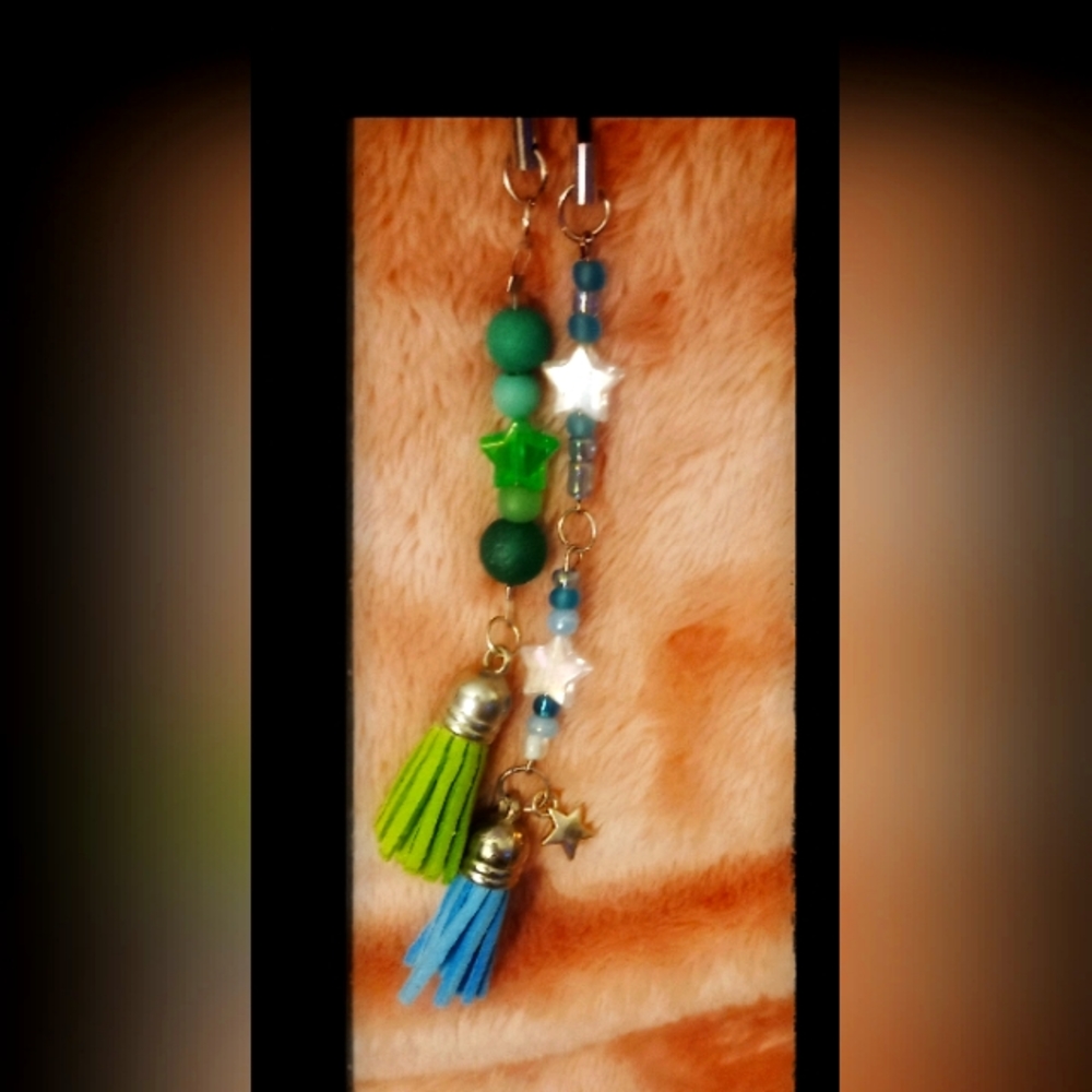 Beaded keychain